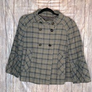 BUTTONED ZARA CAPE